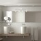 Designers Fountain Westin 31in 4-Light Satin Platinum Modern Industrial Indoor Vanity Light with Clear Glass Shades 95704-SP - alternate 2